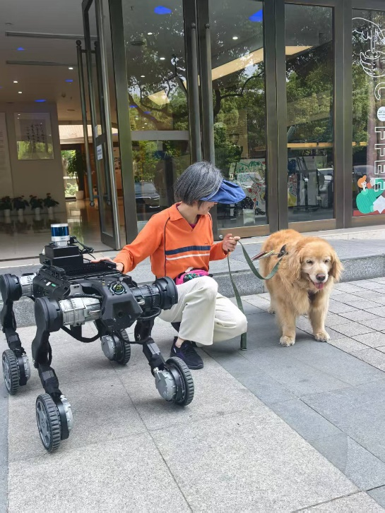 四足机器人西湖残联导盲犬应用