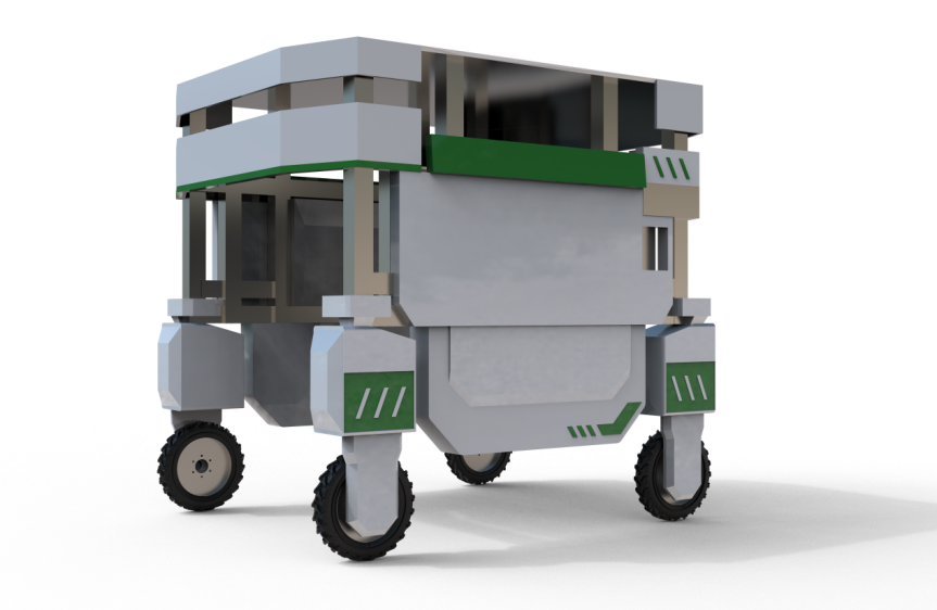 无人车作物表型高通量获取平台